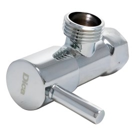 Llave Angular Cromo Con Maneral De Palanca Para Wc Casa Dica