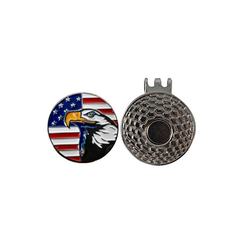 DA VINCI Magnetic Golf Hat Clip with One Inch Embossed