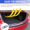Nowkont Pack-2 Car Trunk Lid Spring, Waterproof Metal Automotive Trunk