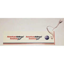 American Airlines Paper Bag Luggage Identification Tag (Late 2000s)