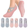 3 Pairs Yoga Pilates Socks, Non-Slip Socks, Grippy Socks, Floor
