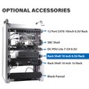 GeeekPi RackMate Accessories Rack Shell 10 Inch 0.5U Rack Shelf,