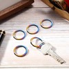 [REYLNXR] Key Reel Holder, Dull Blue-12mm-10pcs, 12 mm