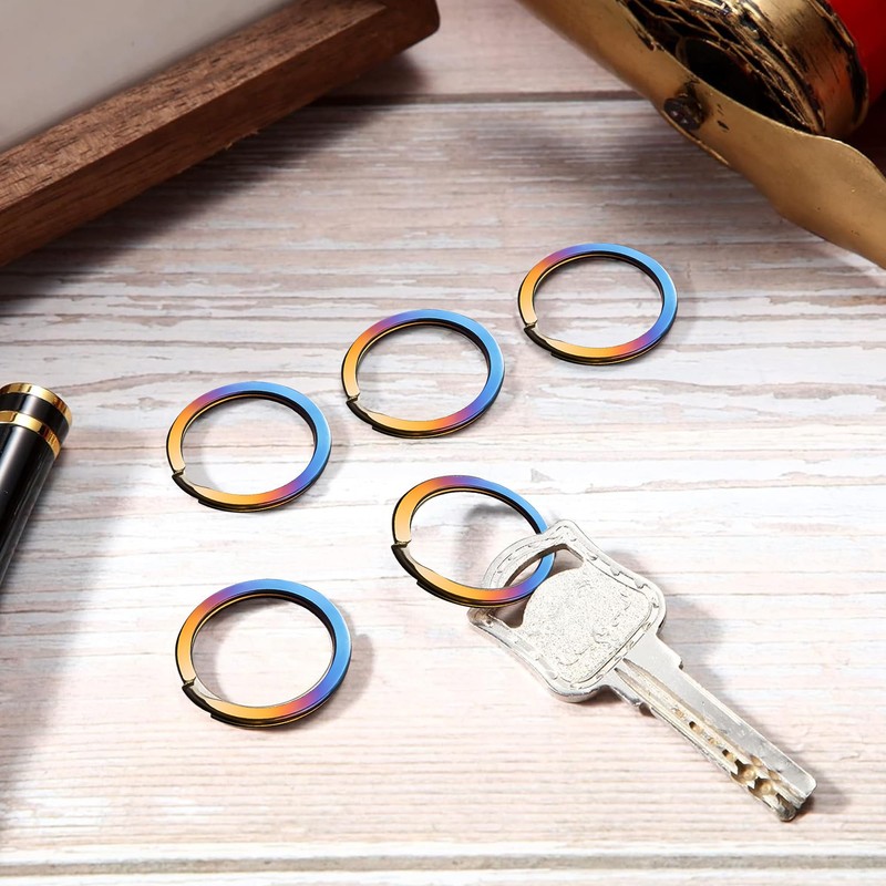 [REYLNXR] Key Reel Holder, Dull Blue-12mm-10pcs, 12 mm