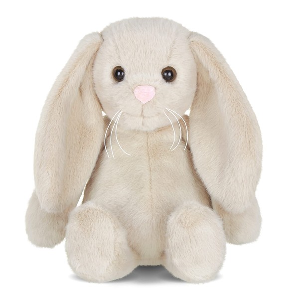 Bearington Snuggle Bunny Tan Plush Bunny Rabbit Stuffed Animal, 13.5 Inch