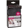 Spongeables Pedi-Scrub Foot Buffer, Charcoal Sweet Sangria, Contains Shea Butter