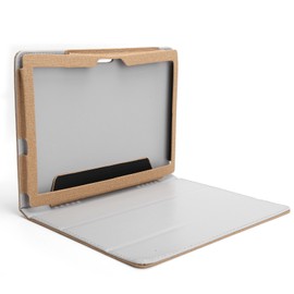 Tablet Protective Cover for Teclast M30 All Inclusive AntiDrop Flip Type Dustproof Shell(Gold )