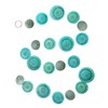 Boltze Capiz Garland Gus Blue Turquoise Green, 1 Piece 2-Way