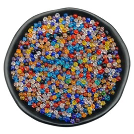 Mixed Glass Beads Beads Crystal Accessory Parts Mixed Color (4mm/200pcs) ND-0373-R03-4mm-200
