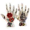 Temerity Jones Set Of 2 Palmistry Tattoo Hand Decorative Ornaments