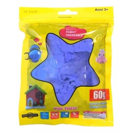 LAXIA papelería 3pz Bolsa Fomi Moldeable 60g Color Mixto Boligoma Didáctico