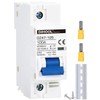 DIHOOL Miniature Circuit Breaker MCB, 1 Pole, 100Amp,230VAC,Type C