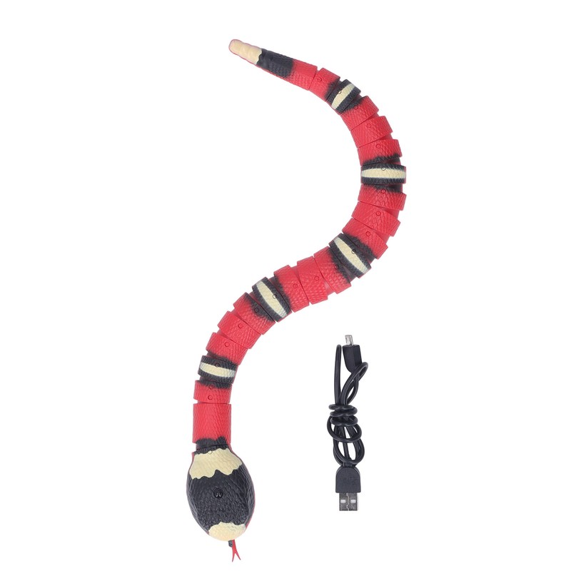 Induction Snake Toy Easy Operation Simulation Realistic Auto Sense Obstacle
