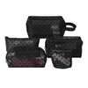 Clapoyis Portable Mesh Cosmetic Pouch, Mini Bag Set of 5