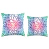 Carissa Wyles Infinity Rope Spectrum Throw Pillow, 16x16, Multicolor