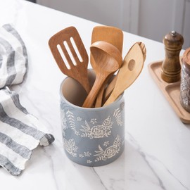 Wisenvoy Utensil Holder Kitchen Utensil Holder Utensil Holders for Kitchen Counter Utensil Caddy Utensil Crock Cooking Utensil Holder