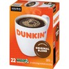 Dunkin' Original Blend Medium Roast Coffee, 22 K Cups for