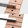 Stainless Steel Guitar Fret Crowning File Set Tool Luthier Repairing