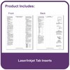 C-Line Deluxe CD Ring Binder Storage Pages with Index Tabs,