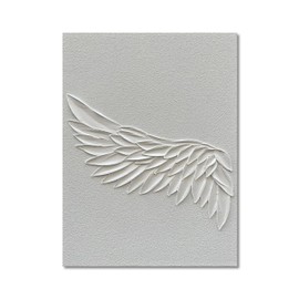 Epicler art Hand-Painted Modern Abstract Art Oil Painting White Wings Texture Art Painting Home Wall Decorative Art 40x28 inches