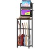 CHOEZON Multi Guitar Stand, Guitar Rack Record Player Stand Sturdy