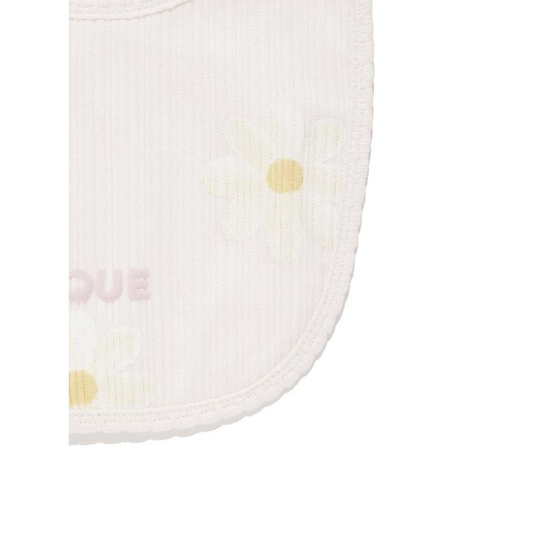 Gelato Pique PBGG251184 PNK F Bib Daisy Pattern, Pink