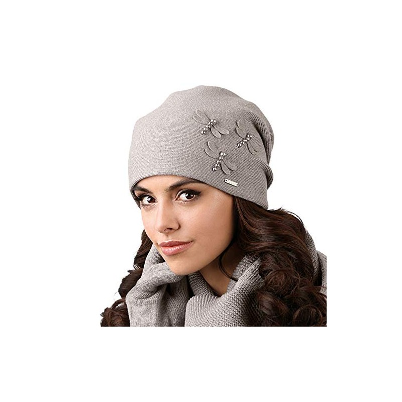 Kamea Smooth Warm Women's Hat Vasto, Grey,One Size