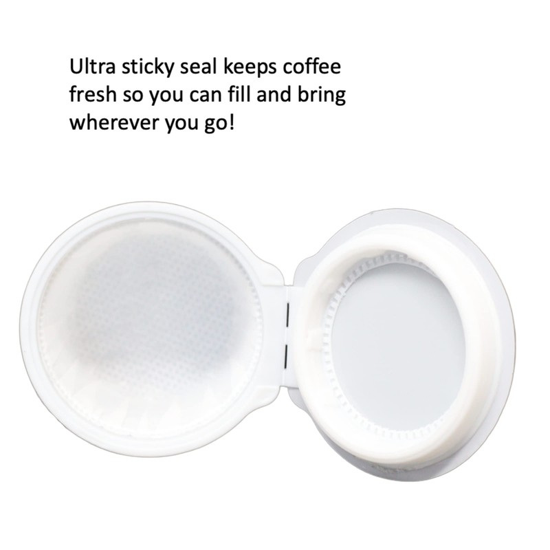 iFillMug 33 Pack - fillable coffee pods for use in