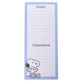 Graphique Happy Snoopy Notepad, 100 Tear-Away Sheets for Grocery, Gifts & To-Do Lists, Writing Pad for Fridge, Kitchen, Office, Fun Gift