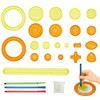Spinning Ruler, 26-piece Set, Drawing Set, Spirograph Geometric Pattern, Ruler