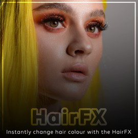HairfX- Pro Tong Series- Instantly Change Hair Colour and Shiny Result with The HairFX Professional Tong (Golden Glow)