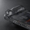 eXtremeRate Clear Slate Black Custom Faceplate Back Plate Shell for