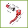 HOPESPANNER 2pcs 6mm Aluminium Alloy Bicycle Seat Post Quick Release