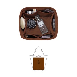 KINGS IN BAG Luxury Bag-in-Bag Lightweight Bag Storage Satin Bag Inner Picotin 18/22 (Gold Gold, Picotin18)