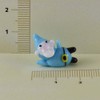 Folkart Cute Handmade Glassware Snow White 7 Dwarfs Light Blue