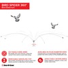 Bird B Gone - Bird Spider 360 Repellent - Deters