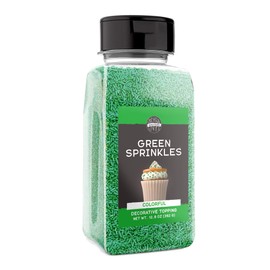 Birch & Meadow Green Sprinkles,12.8 oz, Fun & Decorative Topping