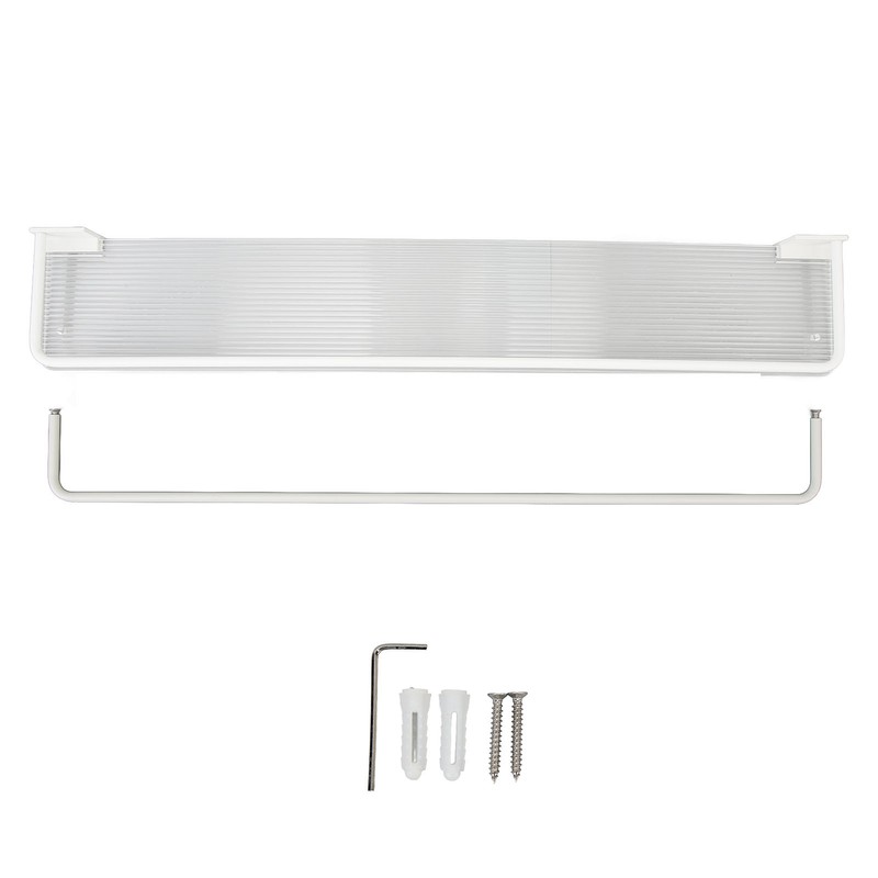 60cm Bathroom Wall Mounted Storage Shelf Punch Free Wall Mounted