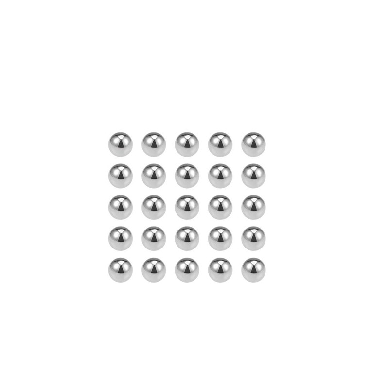 sourcing map Pack of 25 Precision Balls 3/16 Inch Solid