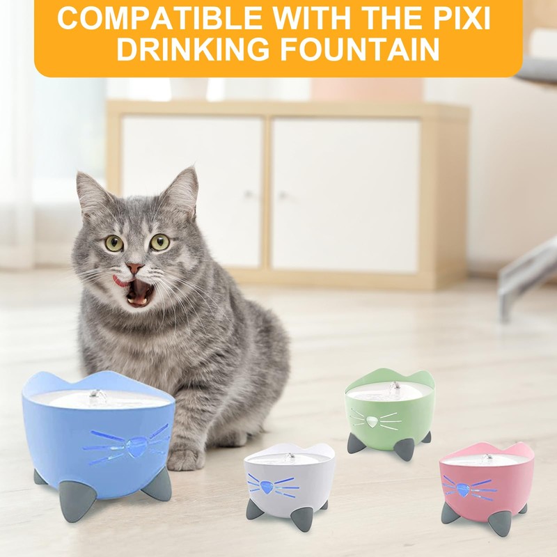 Pmueuff Cat Fountain Filter, Pack of 18 Filter Drinking Fountain