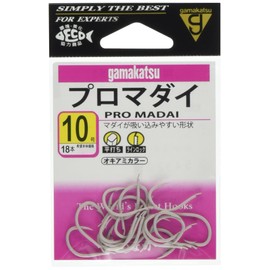 Gamakatsu single hook Pro Madai No. 12 16 pieces krill color 66712