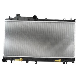 TRQ Radiator 1 Row Aluminum Core 26.94 in Core Compatible with 2005-2009 Subaru Outback 2.5L Turbo Automatic Transmission 2005-2009 Legacy 2.5L Turbo Automatic Transmission