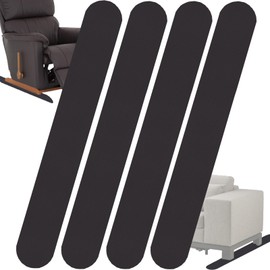 4 Pcs 30.7Inch Anti-Slip Furniture Pads for Recliner,Recliner Non Slip Grippers,Furniture GrippersNon Skid Furniture Pads for Hardwood Floors and Other Types of Floors,for Recliners,Sofa (4Pcs-Black)