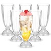 Leumoi 6 Pack 12.6 oz Milkshake Glass Clear Old Fashioned