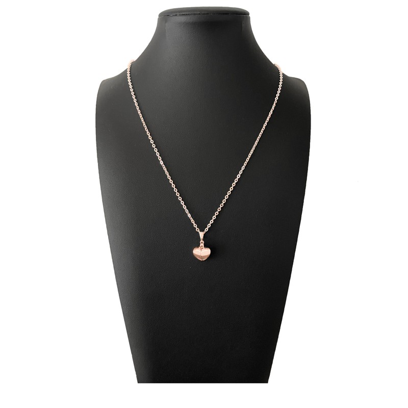 Nan Necklace Rose Gold plated 925 Sterling Silver Heart Pendant