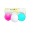 NAVIKA Plain Teal, White & Neon Pink Golf Ball Set