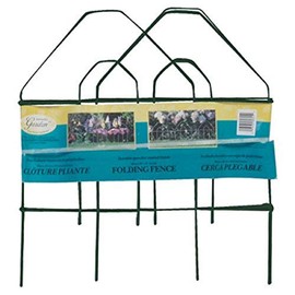Panacea 89314 Gothic Folding Fence, Green