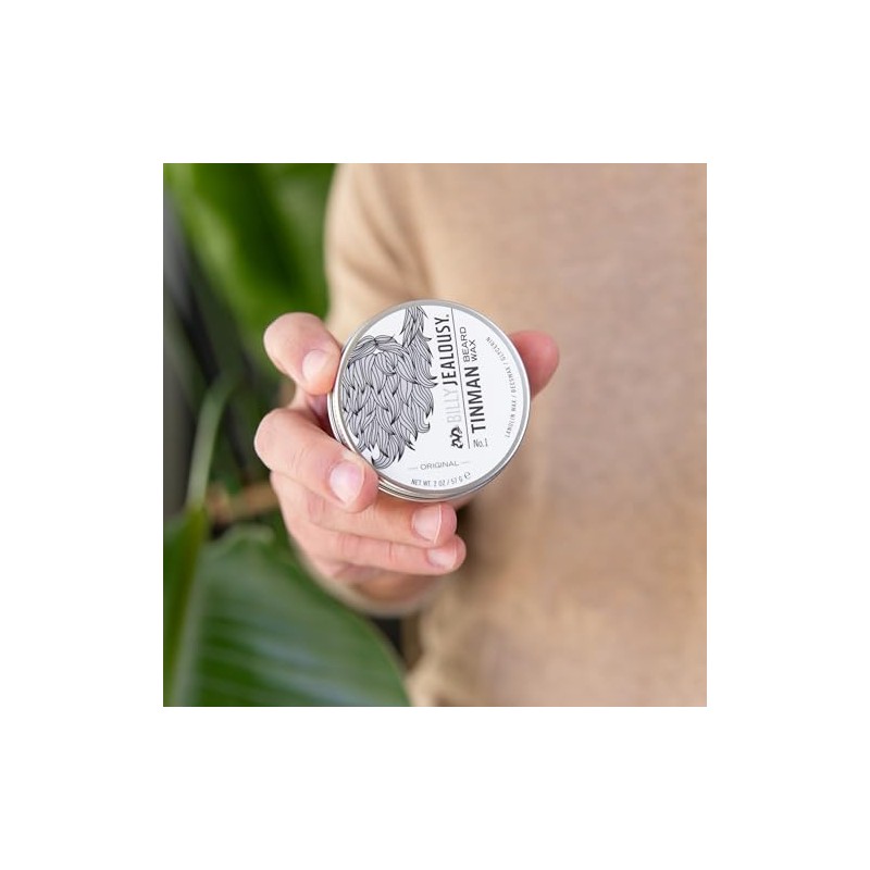 Billy Jealousy Tin Man No 1 Beard Wax, 2 oz.