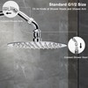 NearMoon Shower Elbow Adapter for Shower Head, Solid Brass 45°G1/2