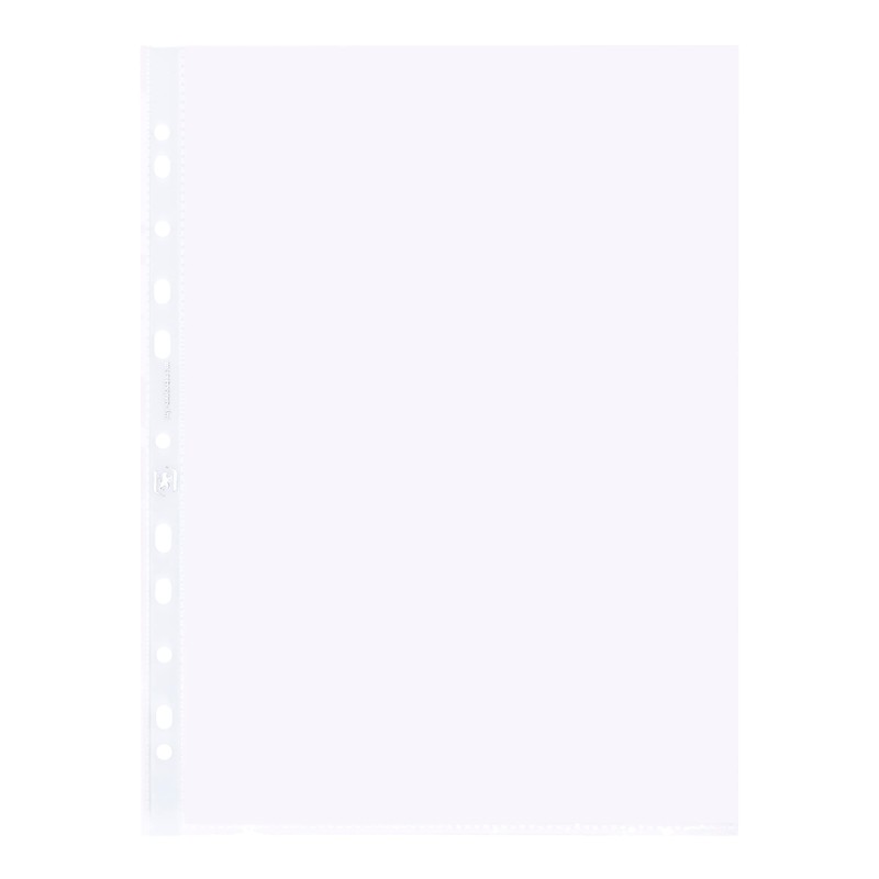 Oxford 100 x A4 Clear Open Top Document Wallets